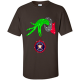 GRINCH HAND HOLDING HOUSTON ASTROS GLITTER CHRISTMAS PINGPONG