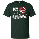 Washington State Cougars Football My Heart is on that Field - Shirt