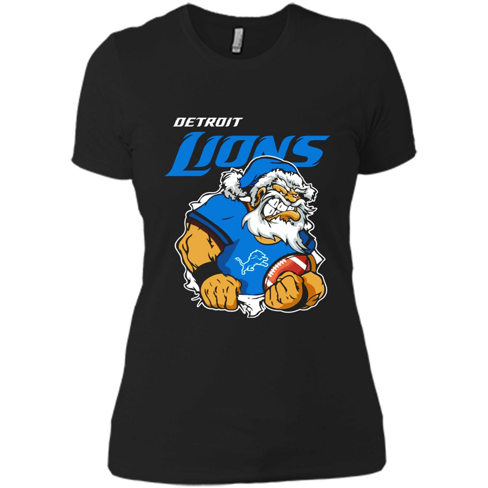 Grumpy Santa Claus Detroit Lions Football Team PINGPONG