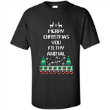Merry Christmas You Filthy Animal Sweatshirt PINGPONG