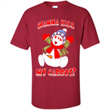 Snowman Wanna Kiss My Carrot Christmas - Shirt