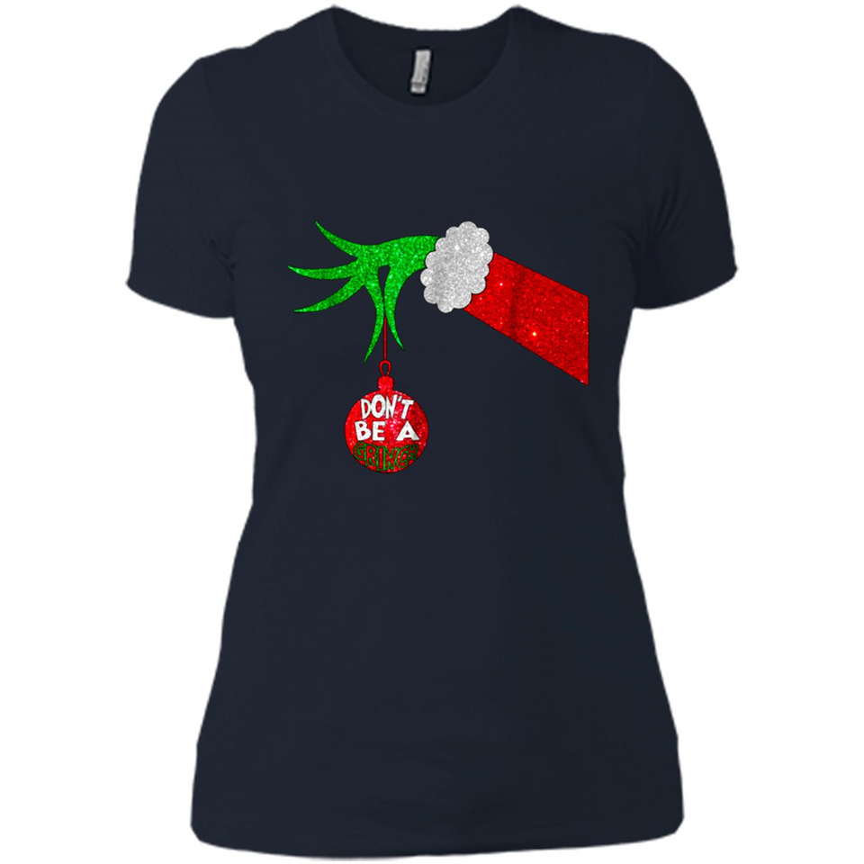 GRINCH HAND HOLDING CHRISTMAS ORNAMENT - DON'T BE A GRINCH PINGPONG
