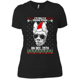Morning Person Pharaoh Hound Funny Xmas - Ladies' Boyfriend T-Shirt