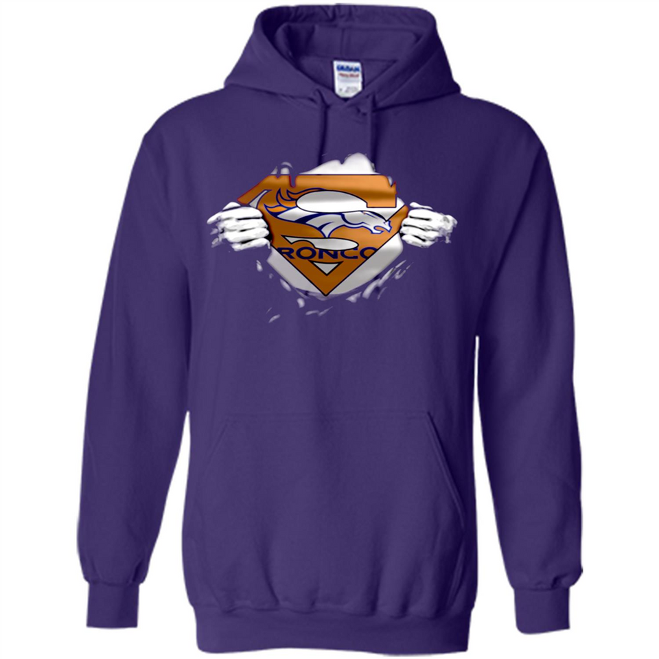 Denver Broncos And Superman Fans - Hoodie