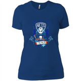 Brooklyn Nets Halloween The Nightmare Before Christmas - Ladies' Boyfriend T-Shirt