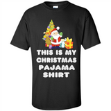 This is My Christmas Pajama Shirt - Santa Bear Tree Gift Tee