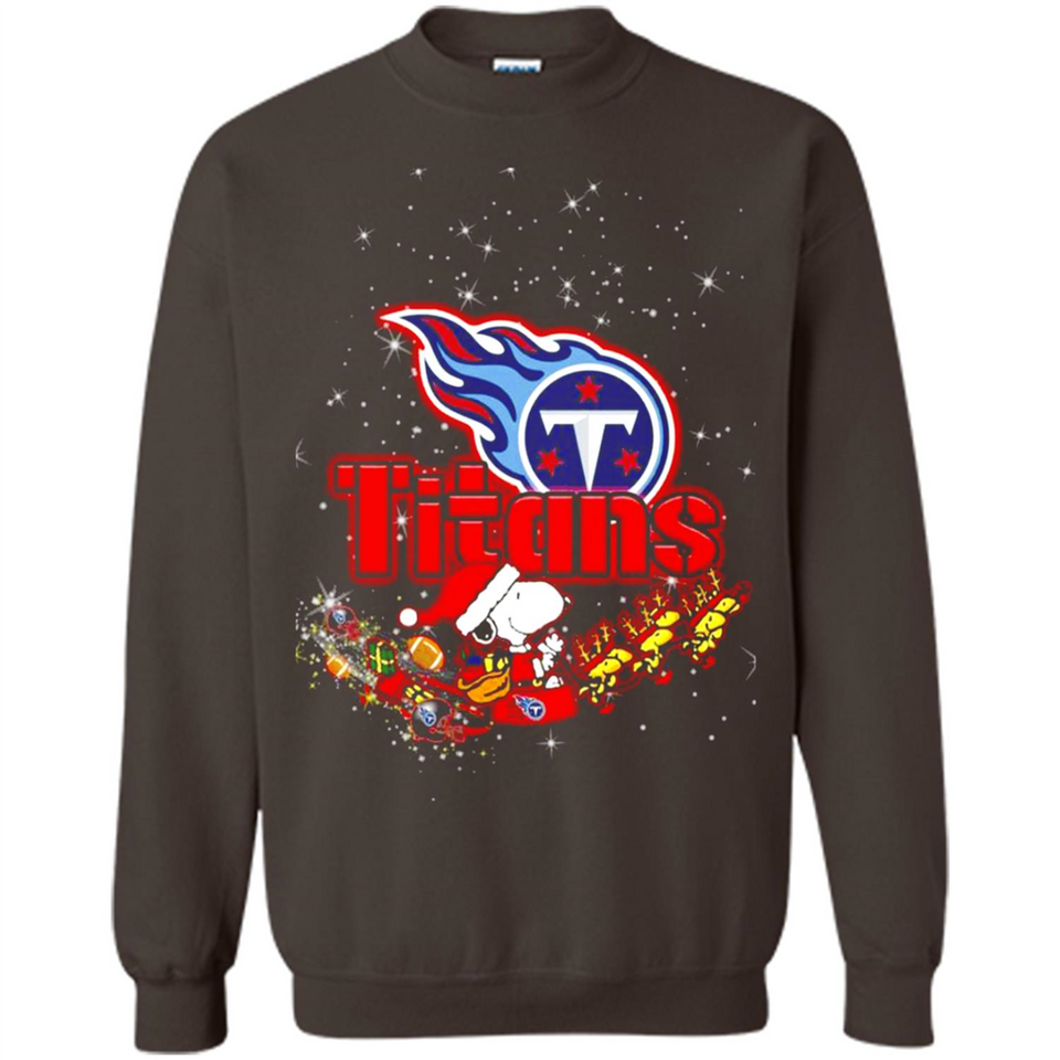 Snoopy Christmas Tennessee Titans - Sweatshirt