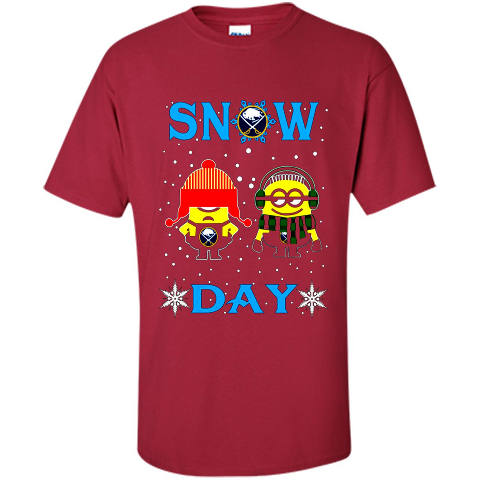 Snow Day Shirt For Buffalo Sabres Vs Minion Fans pingpong