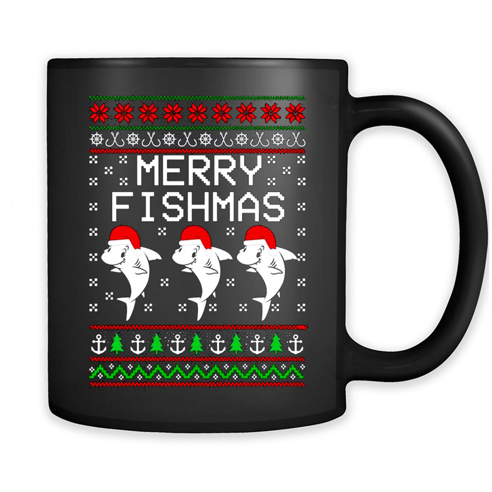Merry Fishmas Christmas sweatshirt PINGPONG