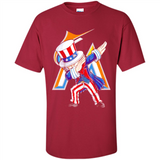 MLB MIAMI MARLINS UNCLE SAM DABBING INDEPENDENCE DAY