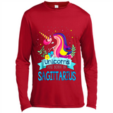 Unicorns are born in Sagittarius Birthday Rainbow Custom Ultra Cotton