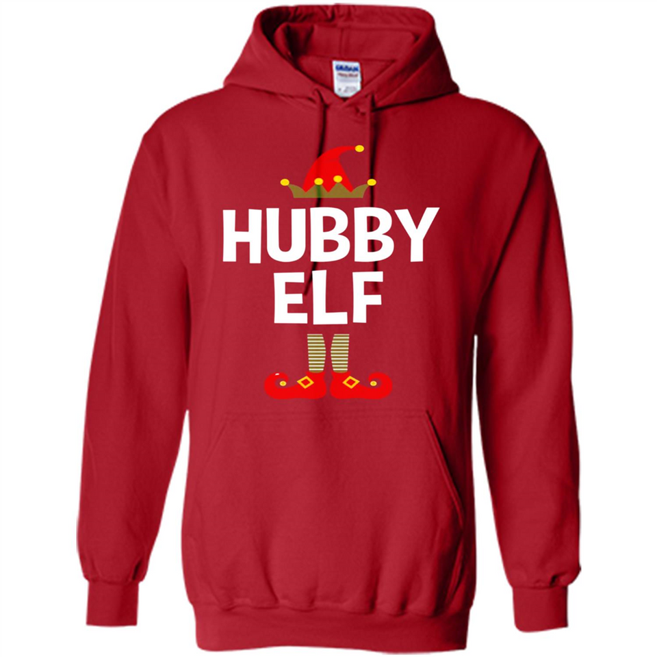 Hubby Elf Shirt - Family Matching Christmas Pajamas - Hoodie