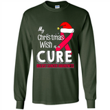 My Christmas Wish Is A Cure Breast Cancer Awareness sweater PINGPONG