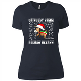Amazing Dominick The Christmas Donkey-Italian Christmas Donkey - Ladies' Boyfriend T-Shirt
