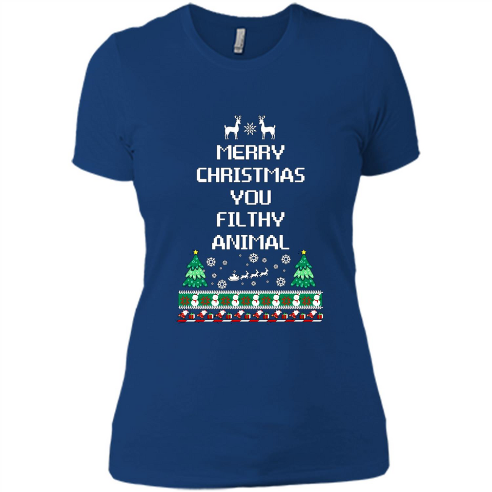 Merry Christmas You Filthy Animal Sweatshirt PINGPONG