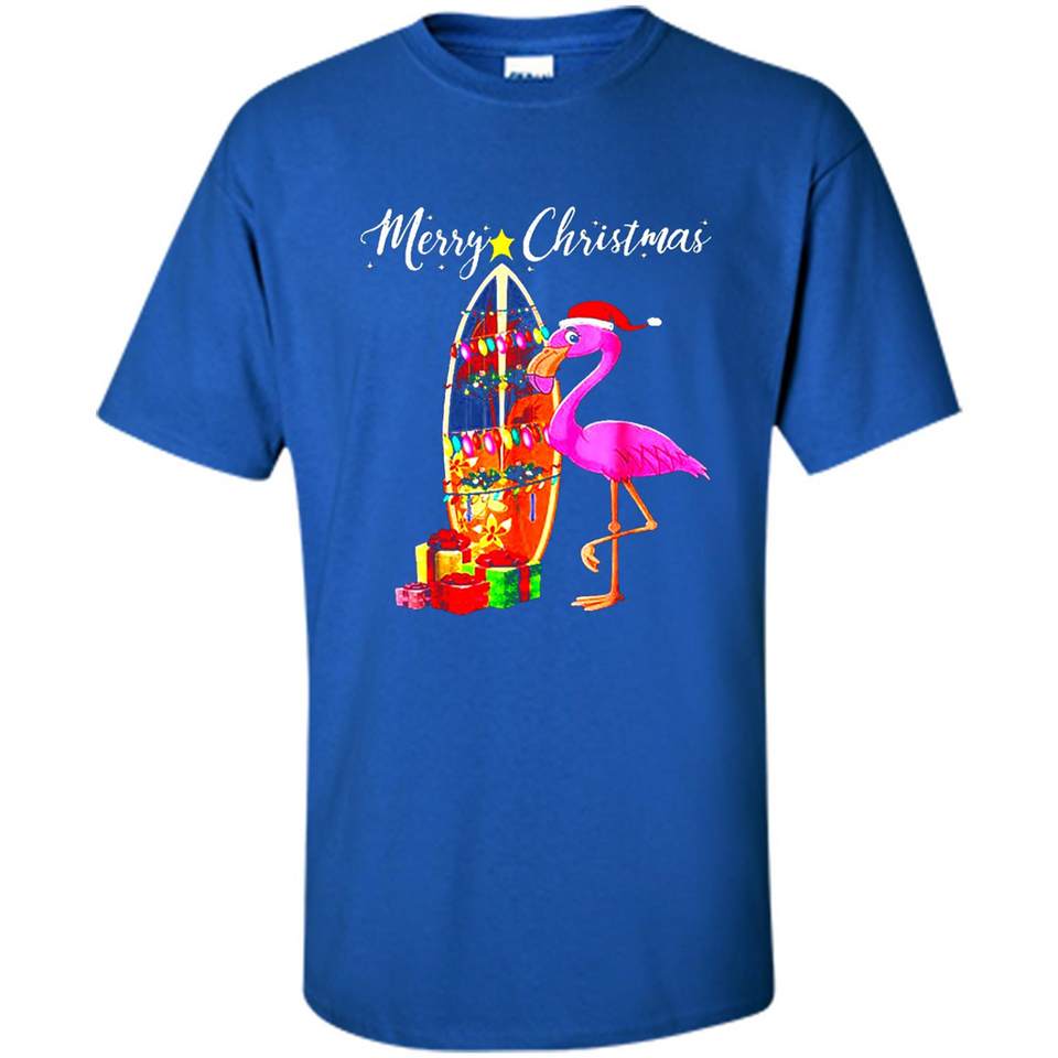Flamingo Christmas Shirt, Merry Christmas Shirt , Flamingo - Shirt