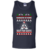 Namastay at home and wait for Santa Christmas sweatshirt PINGPONG