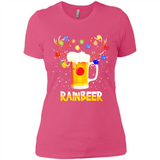 Rainbeer Christmas Reindeer Beer Drinking