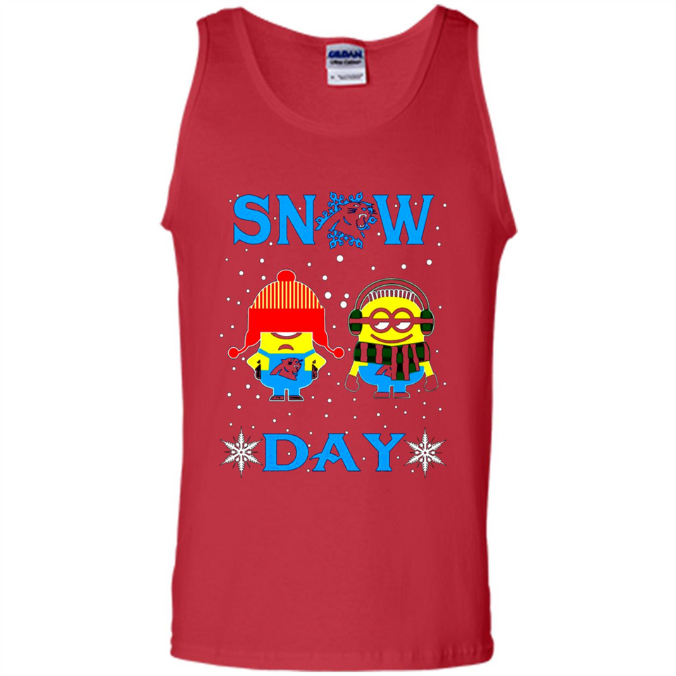 Snow Day Shirt For Carolina Panthers Vs Minion Fans pingpong
