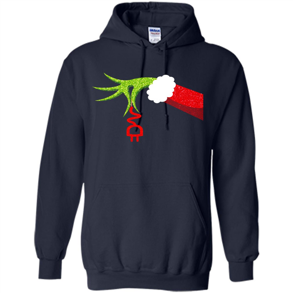 Funny Grinch Hand Holding Electrician Ornament Christmas PING PONG