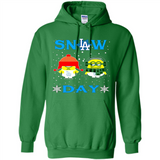 Snow Day Shirt For Los Angeles Dodgers Vs Minion Fans pingpong