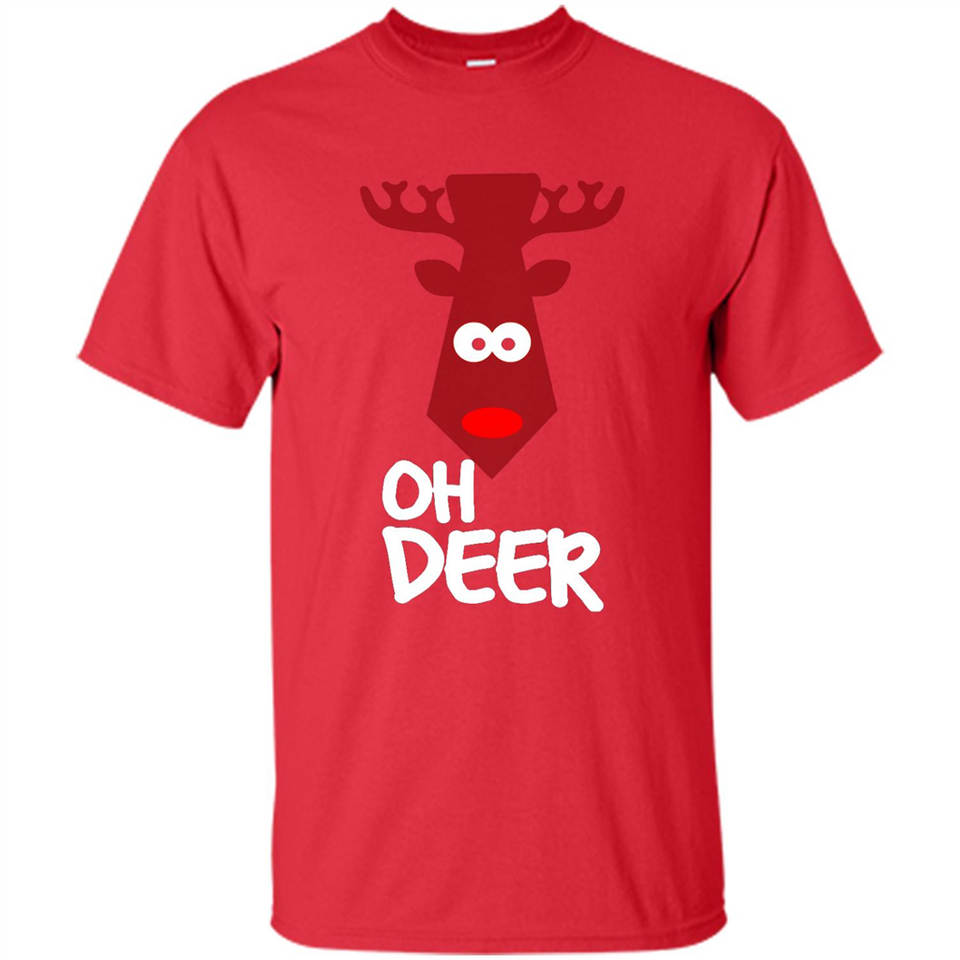Oh Deer Christmas Reindeer Black mugs PINGPONG - Shirt