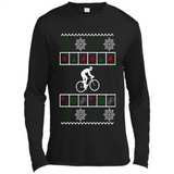 Christmas Ugly Sweater Best Cycling Ugly Christmas Sweater - Canvas Long Sleeve T-Shirt
