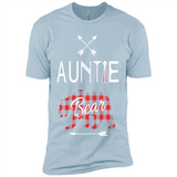 Aunt Shirt Buffalo Plaid Family Camp Bear Tee - Premium Short Sleeve T-Shirt