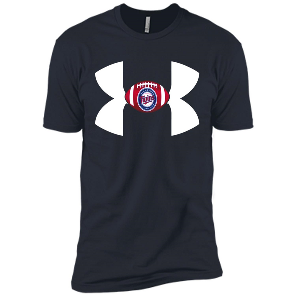 Minnesota Twins Under Armour Logo - Premium Short Sleeve T-Shirt