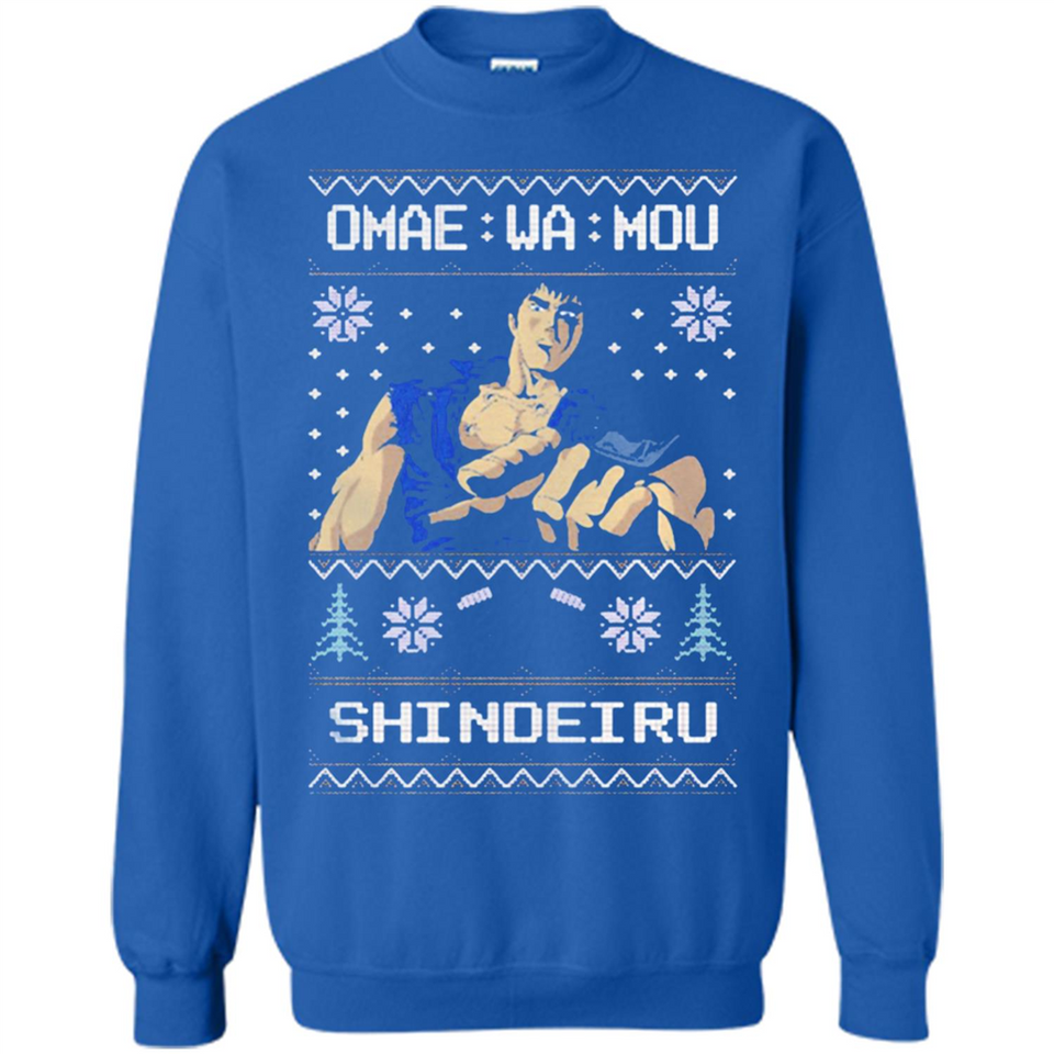 Omae Wa Mou Shindeiru Ugly Christmas Sweater - Sweatshirt