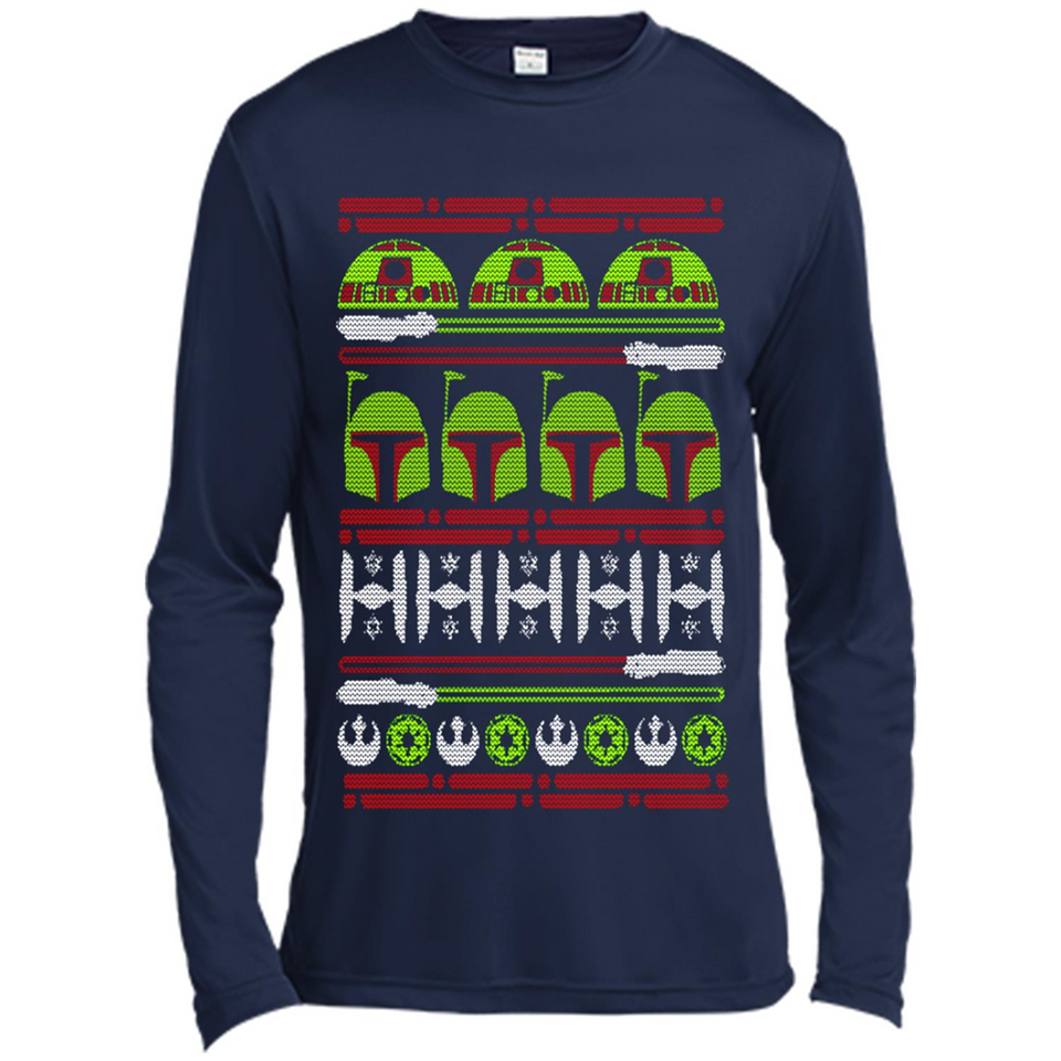 Star Wars - Boba Fett Christmas - Canvas Long Sleeve T-Shirt