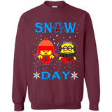 Snow Day Shirt For Los Angeles Angels Vs Minion Fans pingpong
