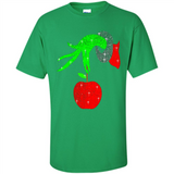 Christmas The Grinch Hand Holding Apple Ornament sweater - Shirt
