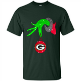 GRINCH HAND HOLDING GREEN BAY PACKERS GLITTER CHRISTMAS PINGPONG