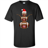 San Francisco 49ers NFL Dabbing Snowman Xmas