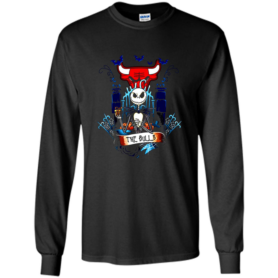 Chicago Bulls Halloween The Nightmare Before Christmas - Long Sleeve T-Shirt