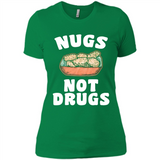 Nugs Not Drugs - Ladies' Boyfriend T-Shirt