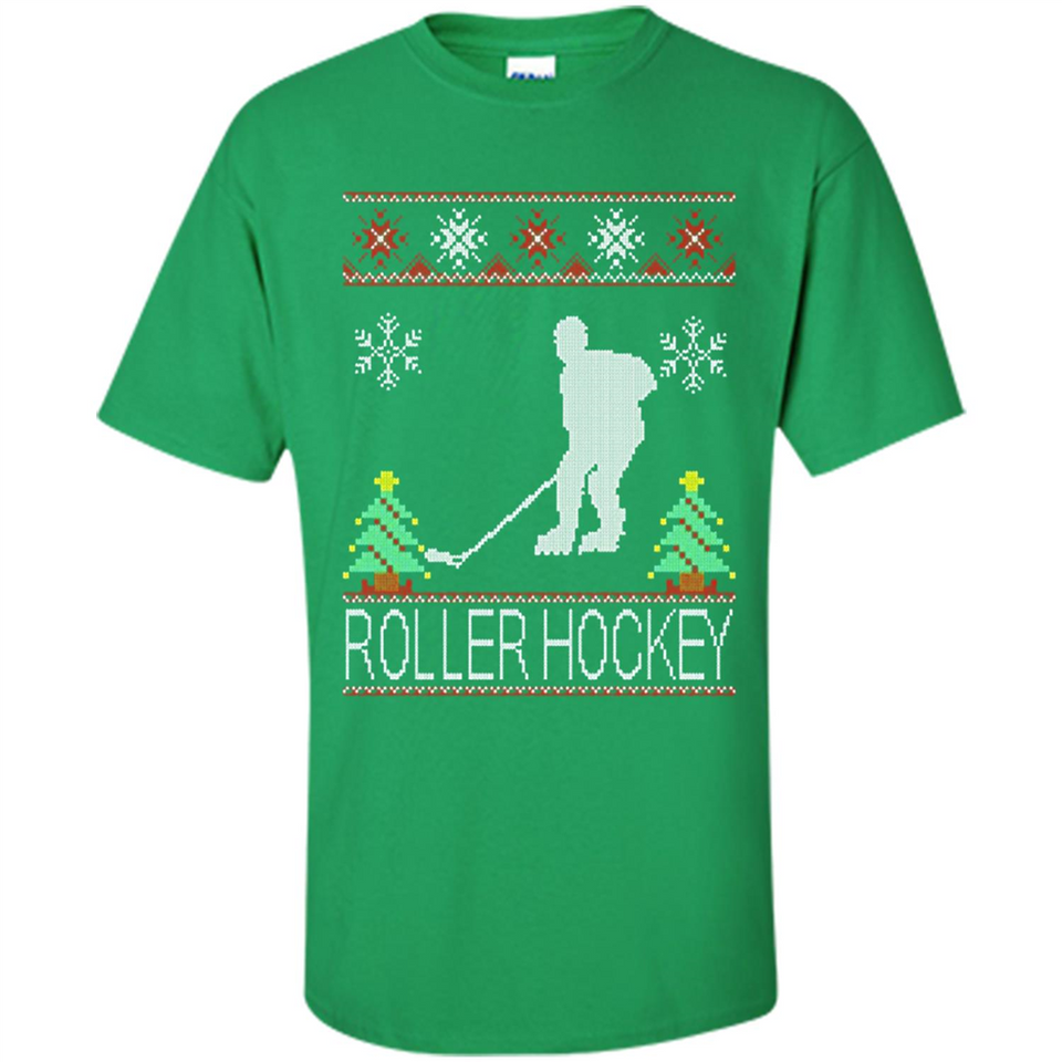 roller hockey Christmas ugly