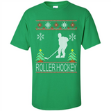 roller hockey Christmas ugly