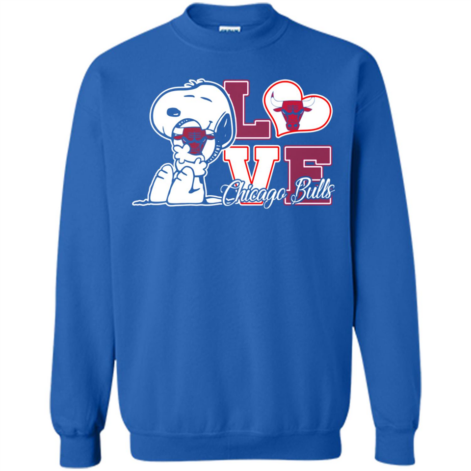 Snoopy loves NBA Chicago Bulls - Sweatshirt