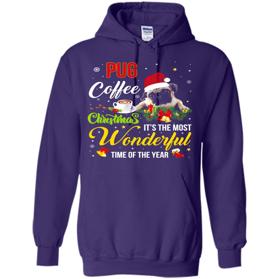 Pug Coffee Wonderful Christmas
