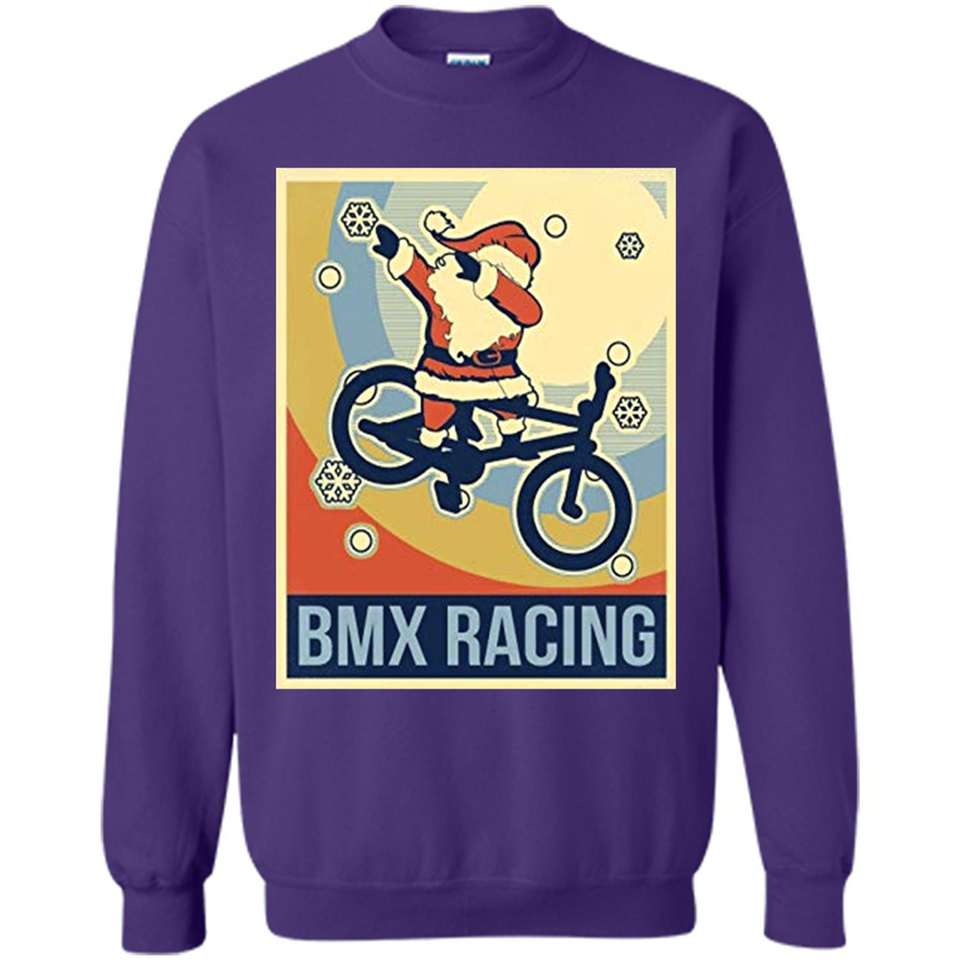 bmx racing dabbing Santa Christmas