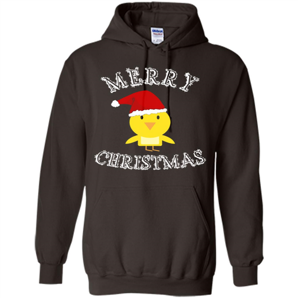 Bird Santa Merry Christmas T-Shirt - Birds Watchers Xmas - Hoodie