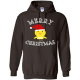 Bird Santa Merry Christmas T-Shirt - Birds Watchers Xmas - Hoodie