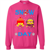 Snow Day Shirt For Cleveland Indians Vs Minion Fans pingpong