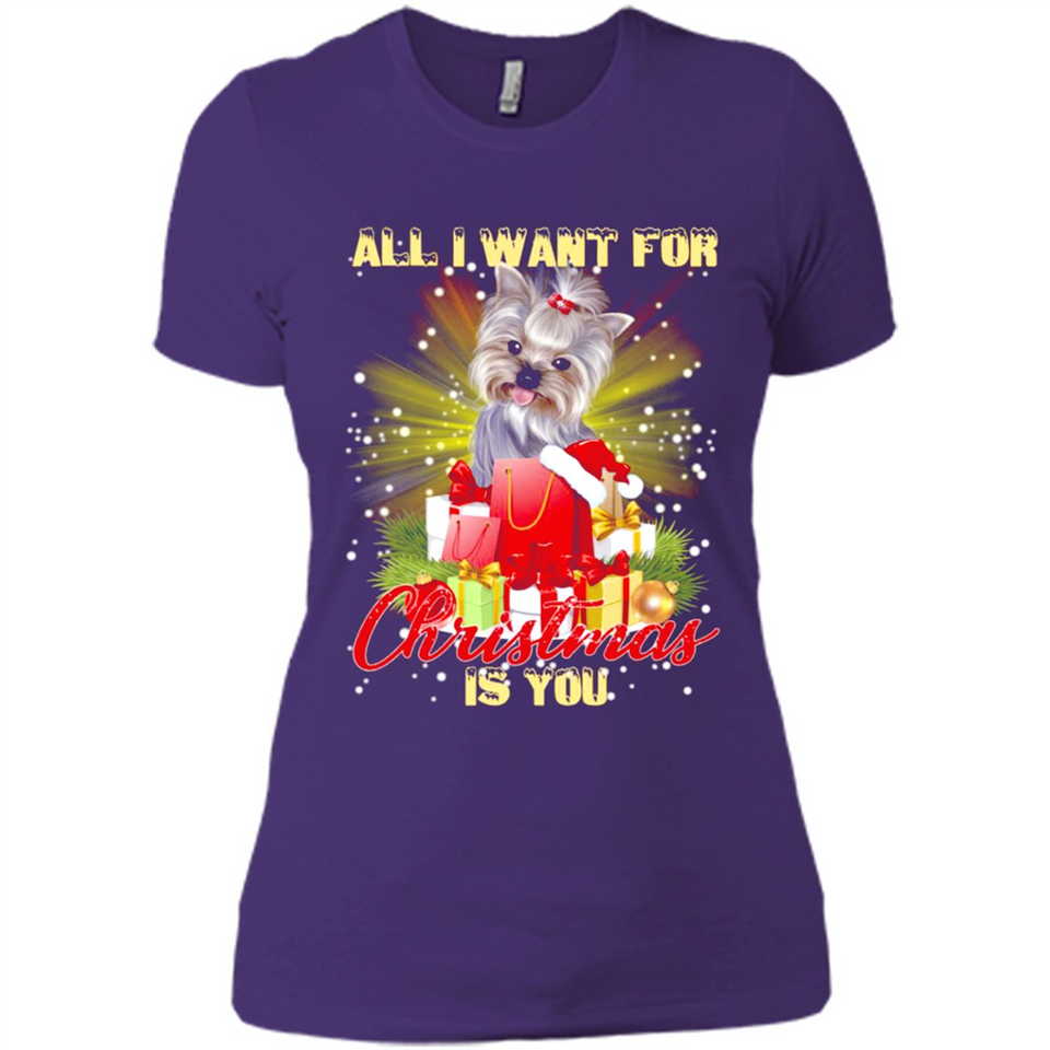 All I Want For Christmas Is You Yorkie Yorkshire Terrier