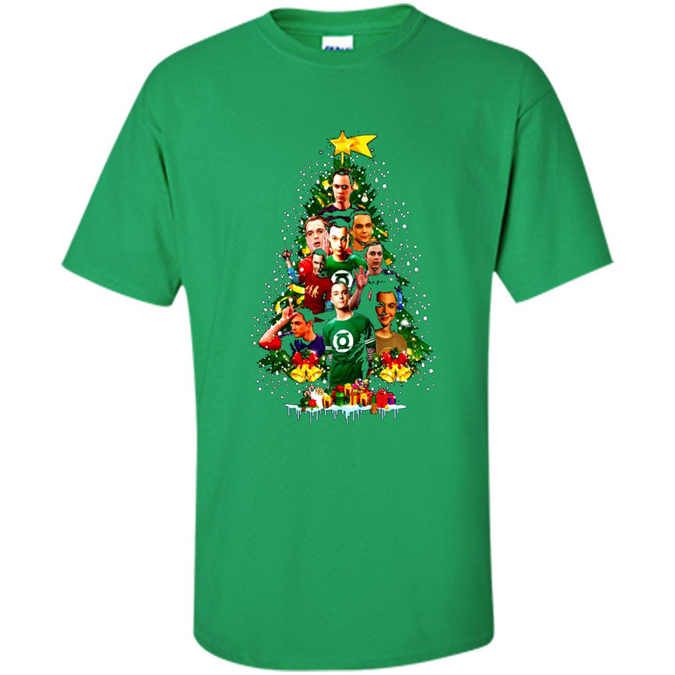 Sheldon Cooper Christmas tree sweater PINGPONG