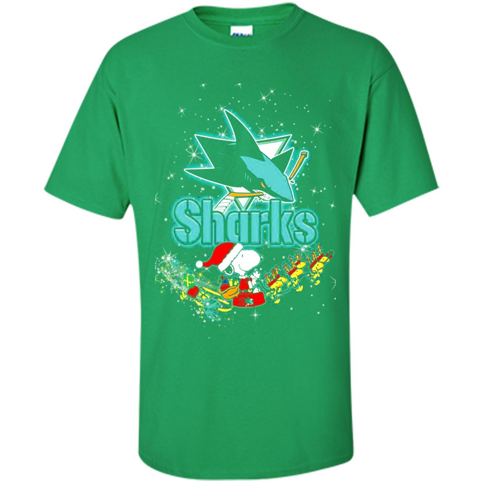 Snoopy Christmas San Jose Sharks - Shirt