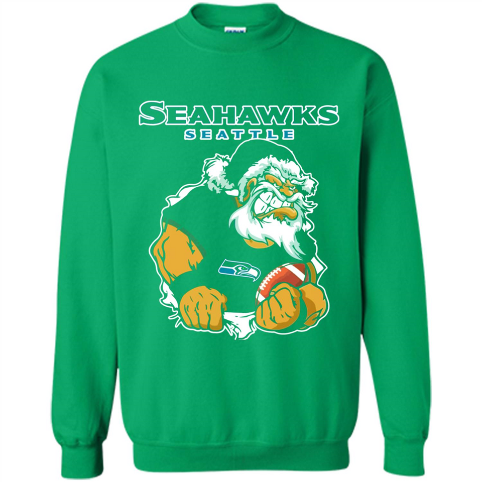 Grumpy Santa Claus Seahawks Seattle Football Team PINGPONG