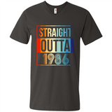 Retro Straight Outta 1986 32 Years Old - Men's V-Neck